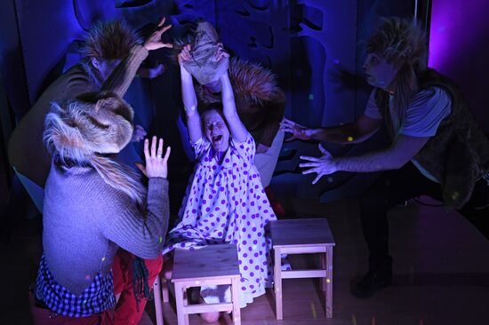 Snow Queen fairytale premiere organized by Doctor clown charity foundation