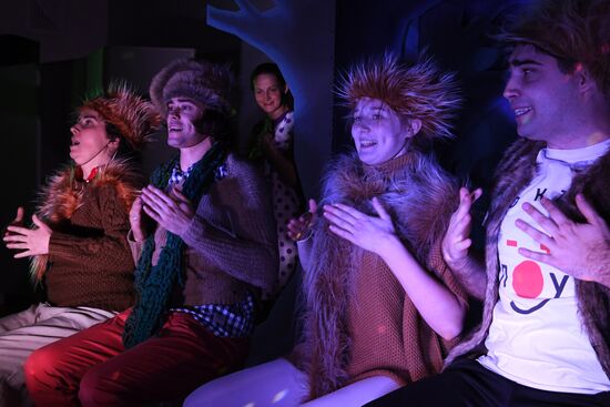 Snow Queen fairytale premiere organized by Doctor clown charity foundation