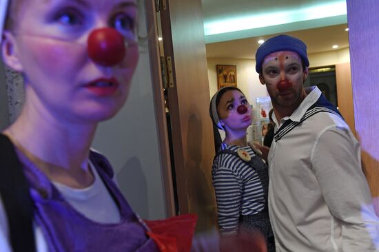 Snow Queen fairytale premiere organized by Doctor clown charity foundation