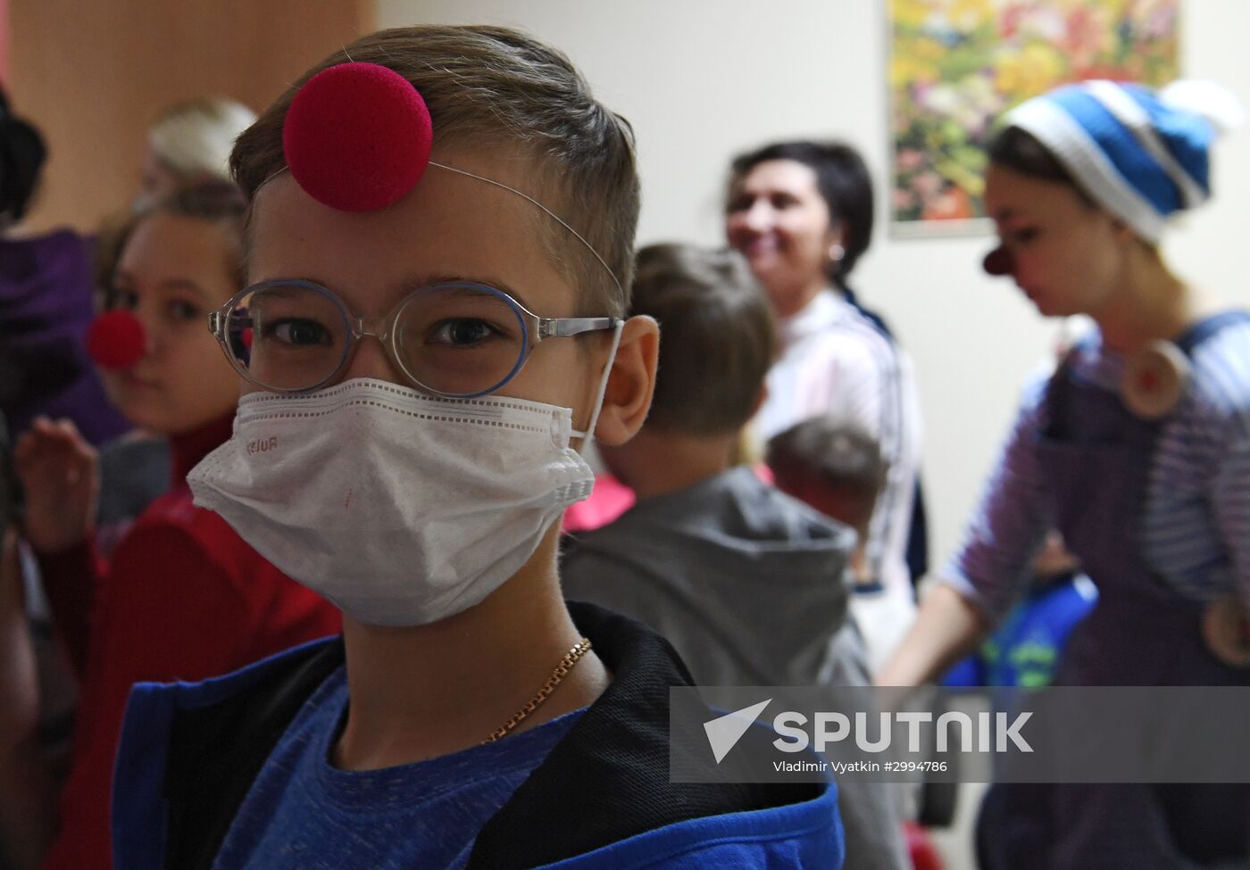 Snow Queen fairytale premiere organized by Doctor clown charity foundation