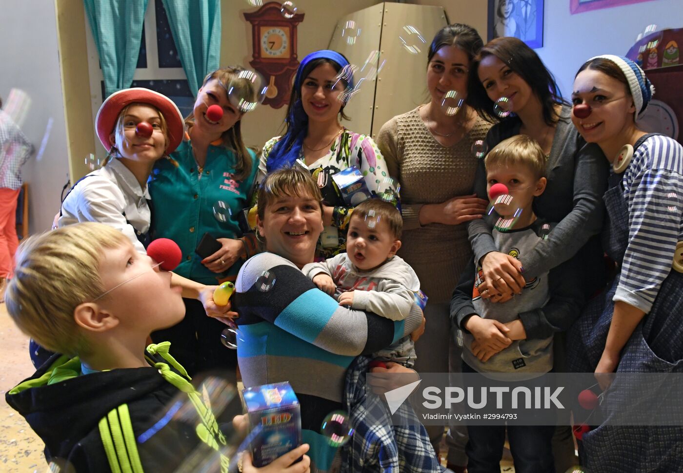 Snow Queen fairytale premiere organized by Doctor clown charity foundation