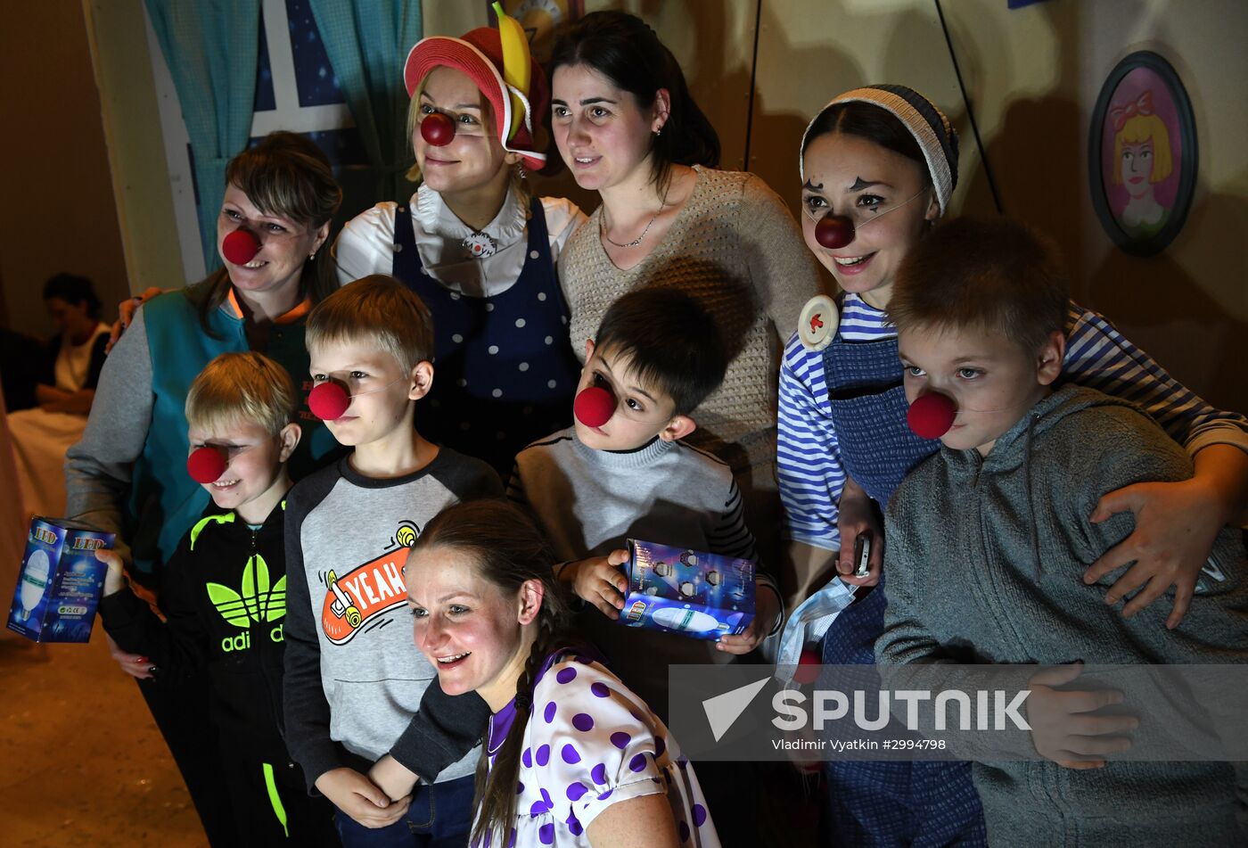 Snow Queen fairytale premiere organized by Doctor clown charity foundation