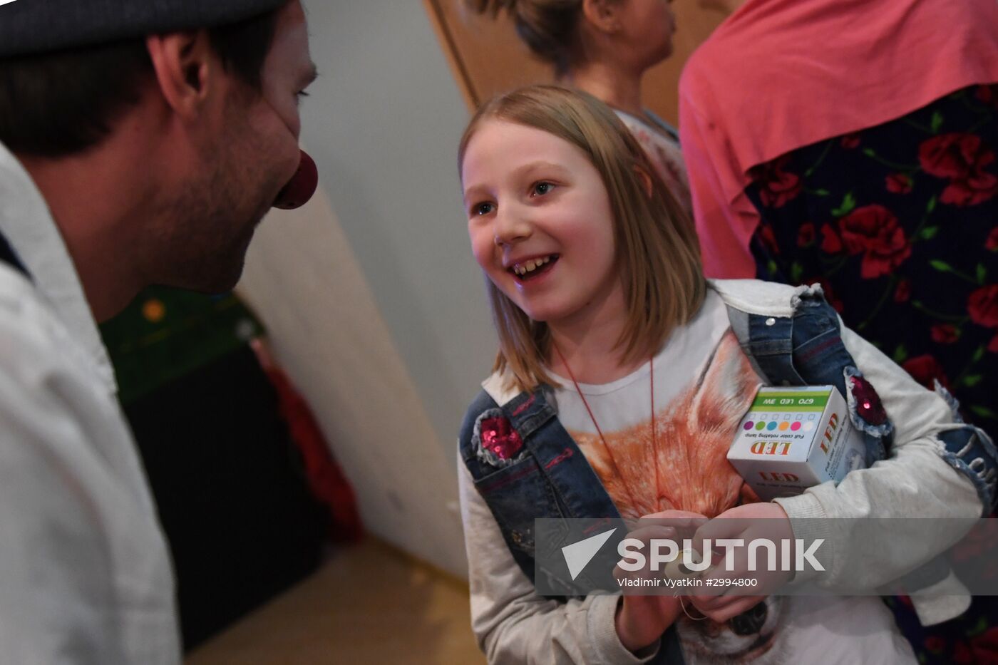 Snow Queen fairytale premiere organized by Doctor clown charity foundation