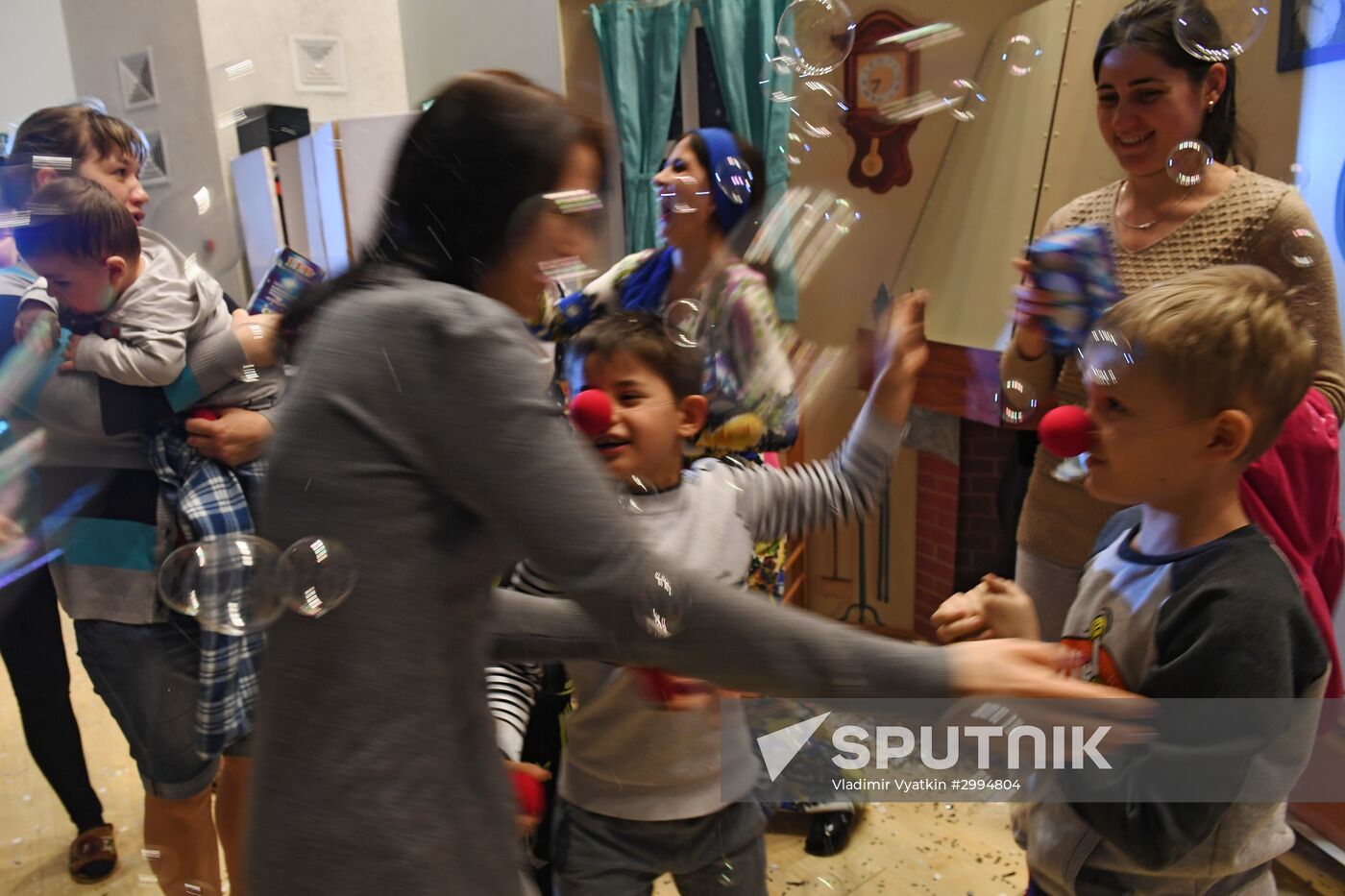Snow Queen fairytale premiere organized by Doctor clown charity foundation