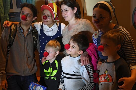 Snow Queen fairytale premiere organized by Doctor clown charity foundation