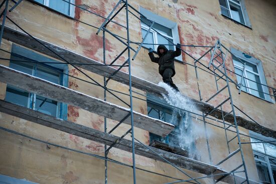 Housing major repairs in Omsk