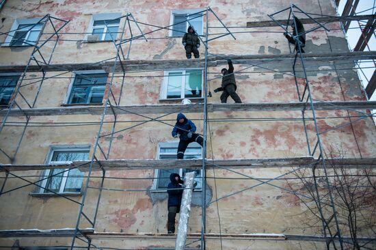 Housing major repairs in Omsk