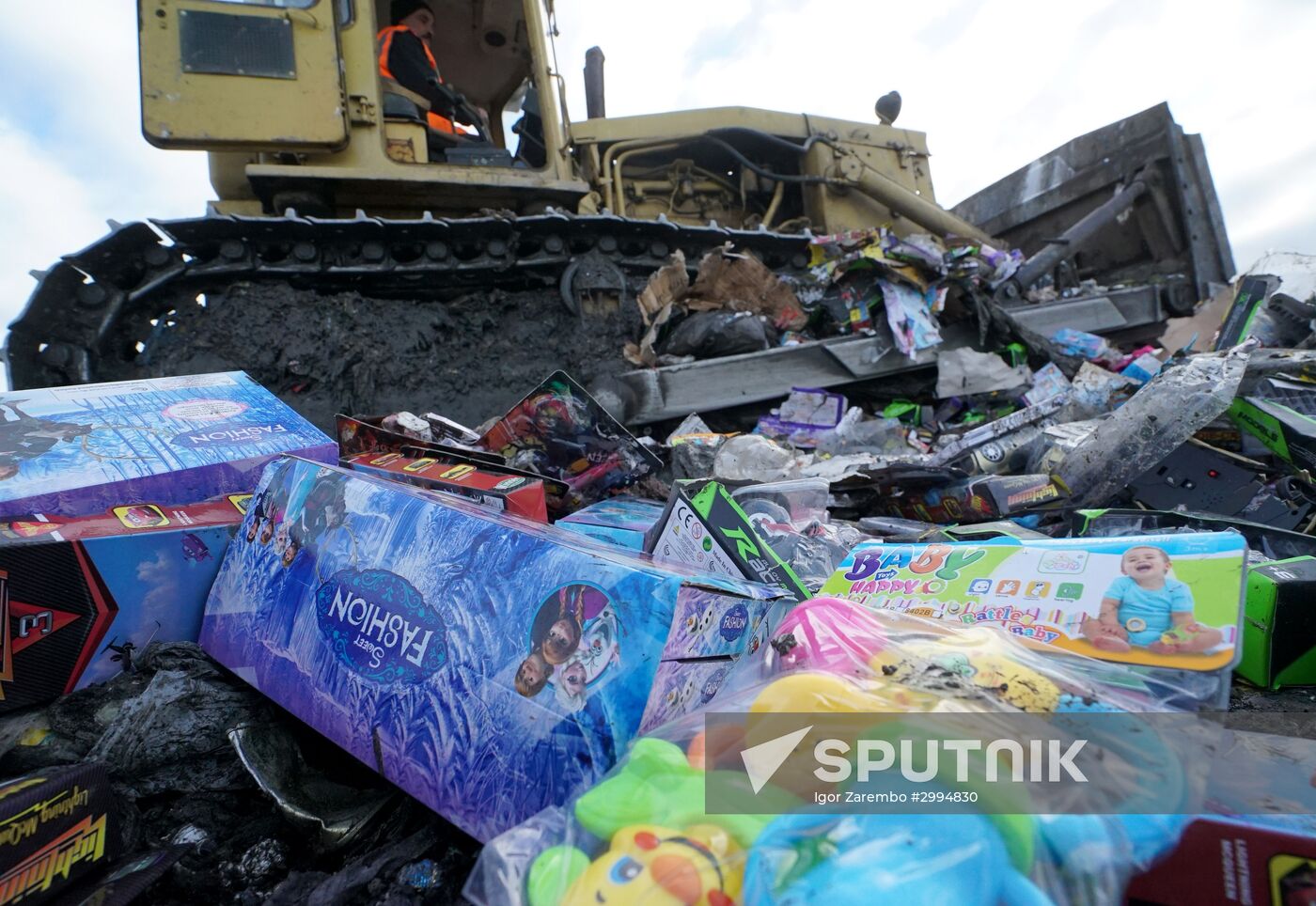 Counterfeit toys destroyed in Kaliningrad Region
