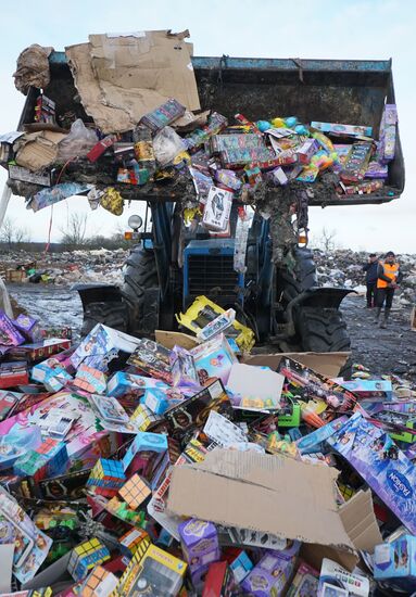Counterfeit toys destroyed in Kaliningrad Region
