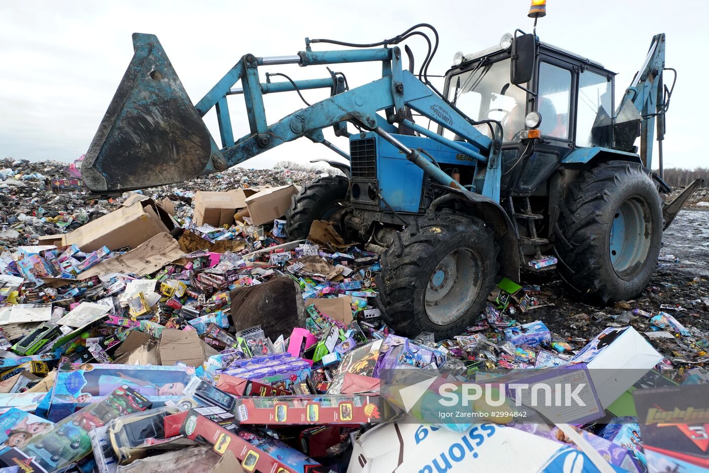 Counterfeit toys destroyed in Kaliningrad Region