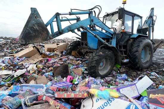 Counterfeit toys destroyed in Kaliningrad Region