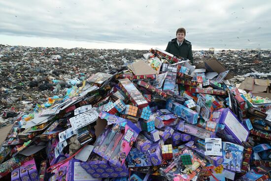 Counterfeit toys destroyed in Kaliningrad Region