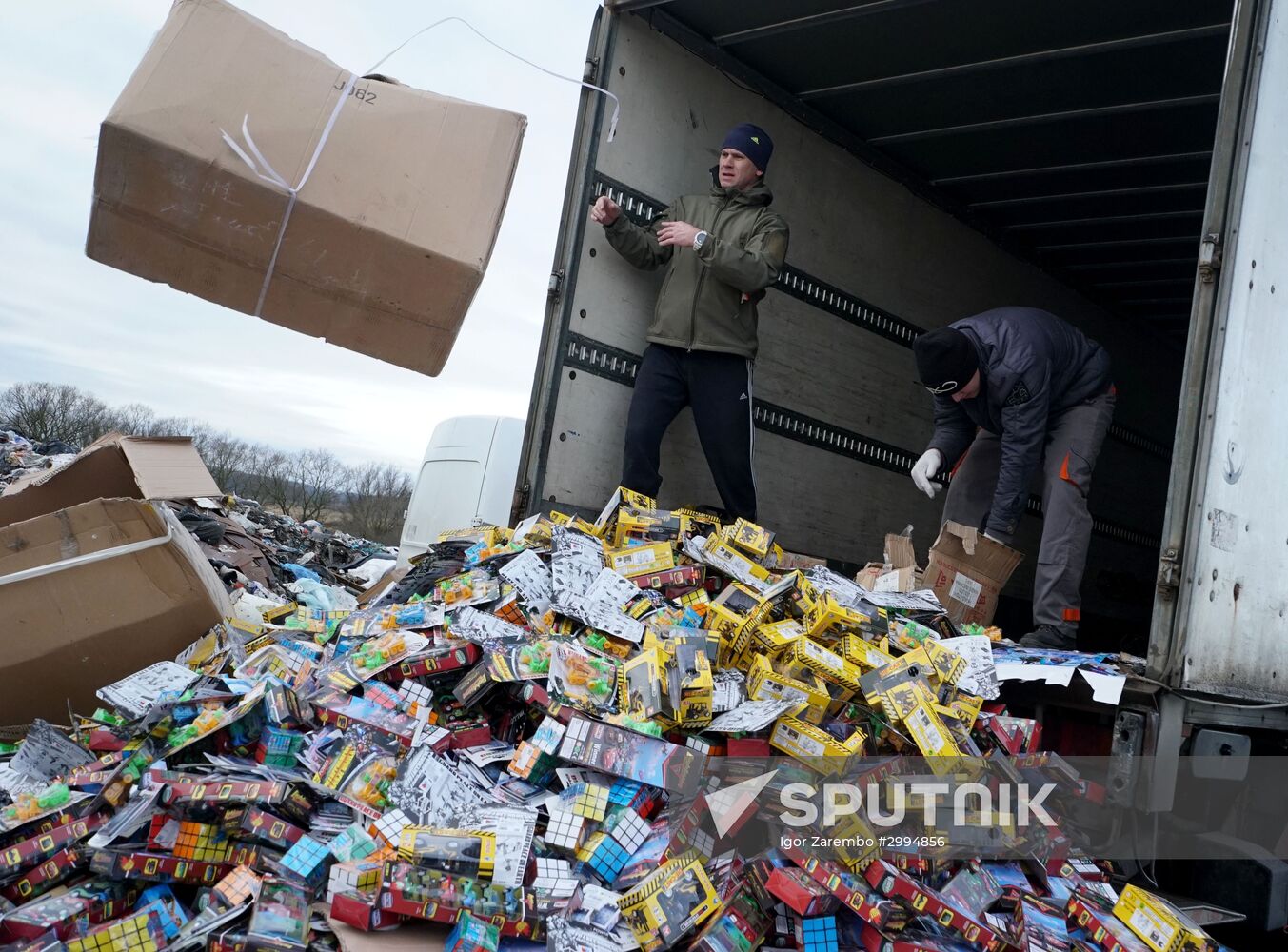 Counterfeit toys destroyed in Kaliningrad Region