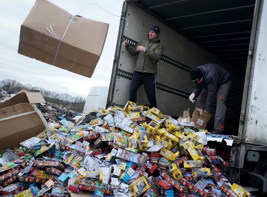 Counterfeit toys destroyed in Kaliningrad Region