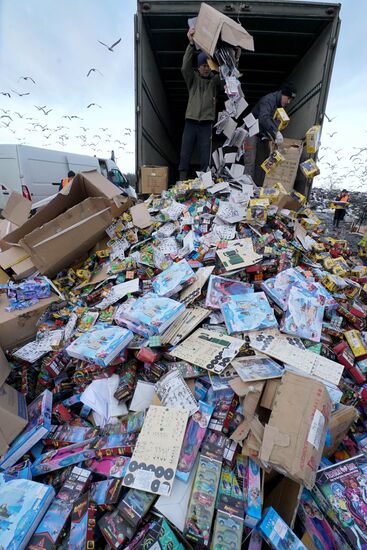 Counterfeit toys destroyed in Kaliningrad Region