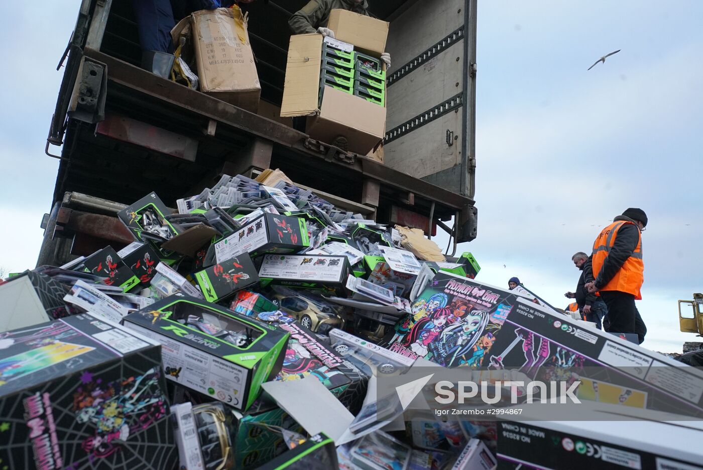 Counterfeit toys destroyed in Kaliningrad Region