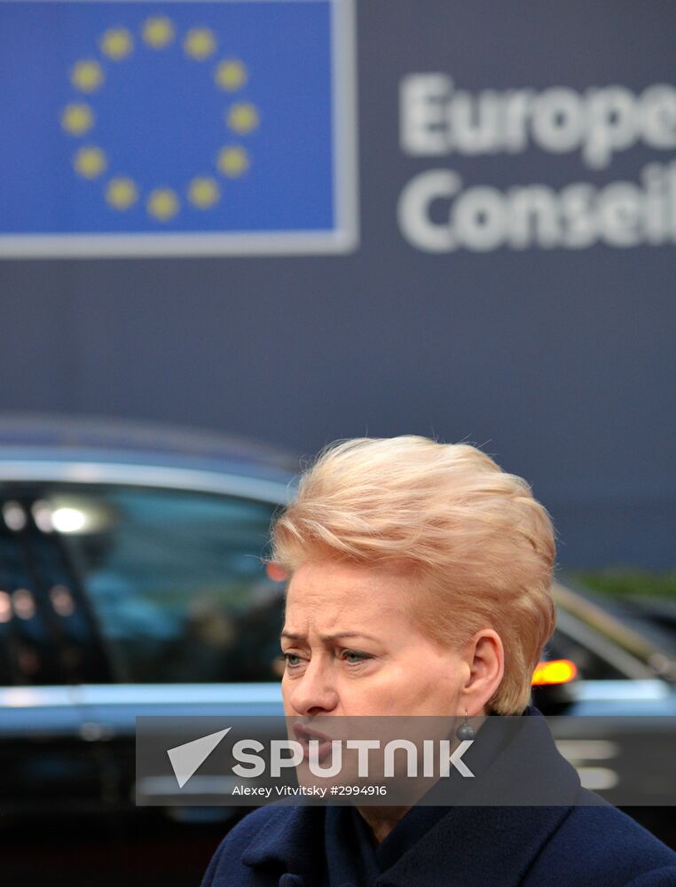 EU Summit in Brussels