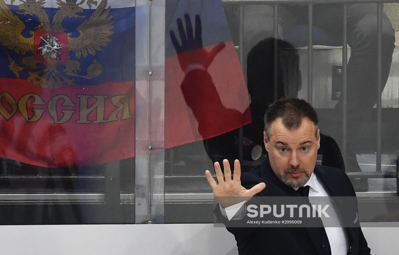 Ice hockey. Channel One Cup. Sweden vs. Russia