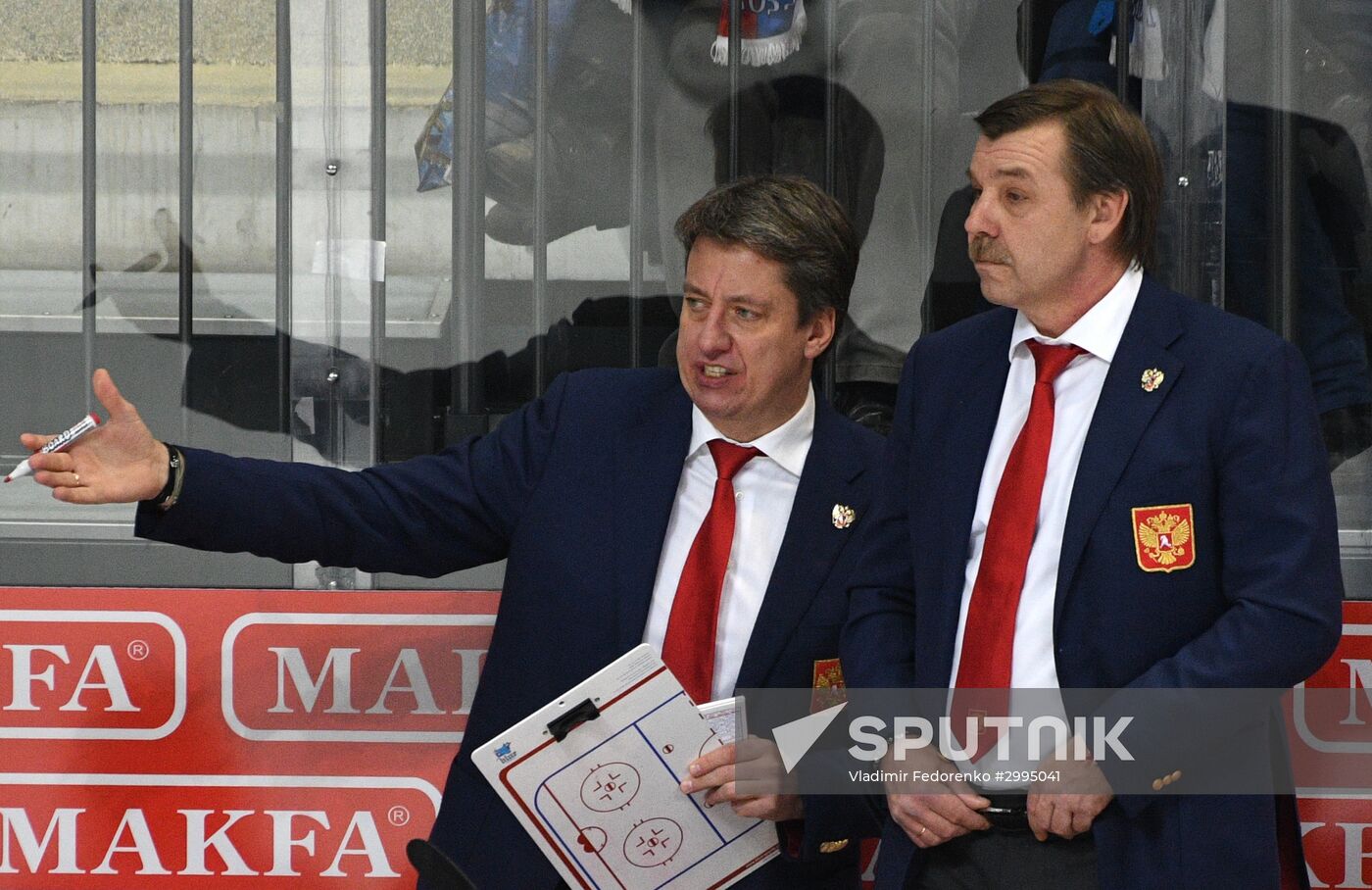Ice hockey. Channel One Cup. Sweden vs. Russia