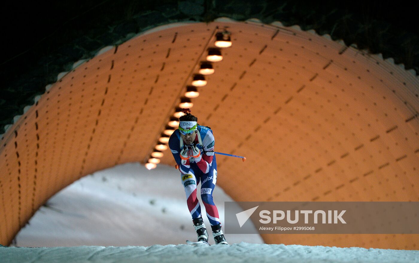 Biathlon. World Cup 3. Men's sprint