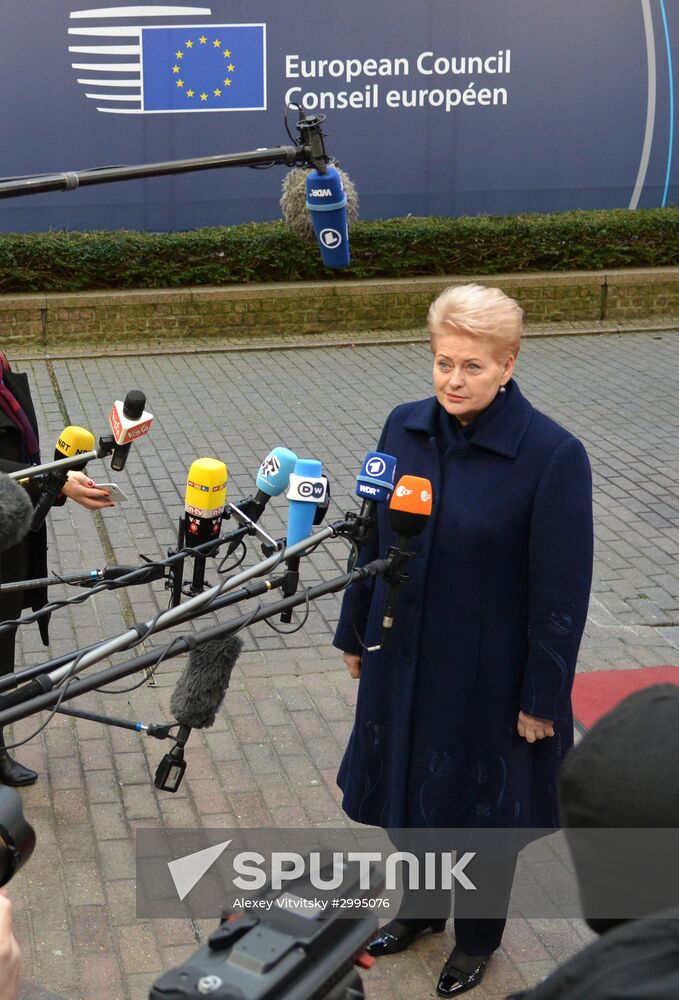 EU Summit in Brussels