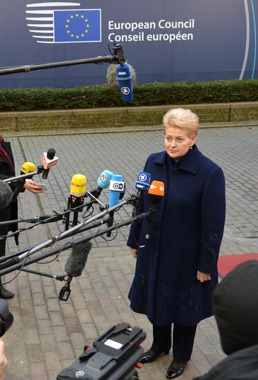 EU Summit in Brussels