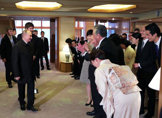 Russian President Vladimir Putin's visit to Japan. Day two