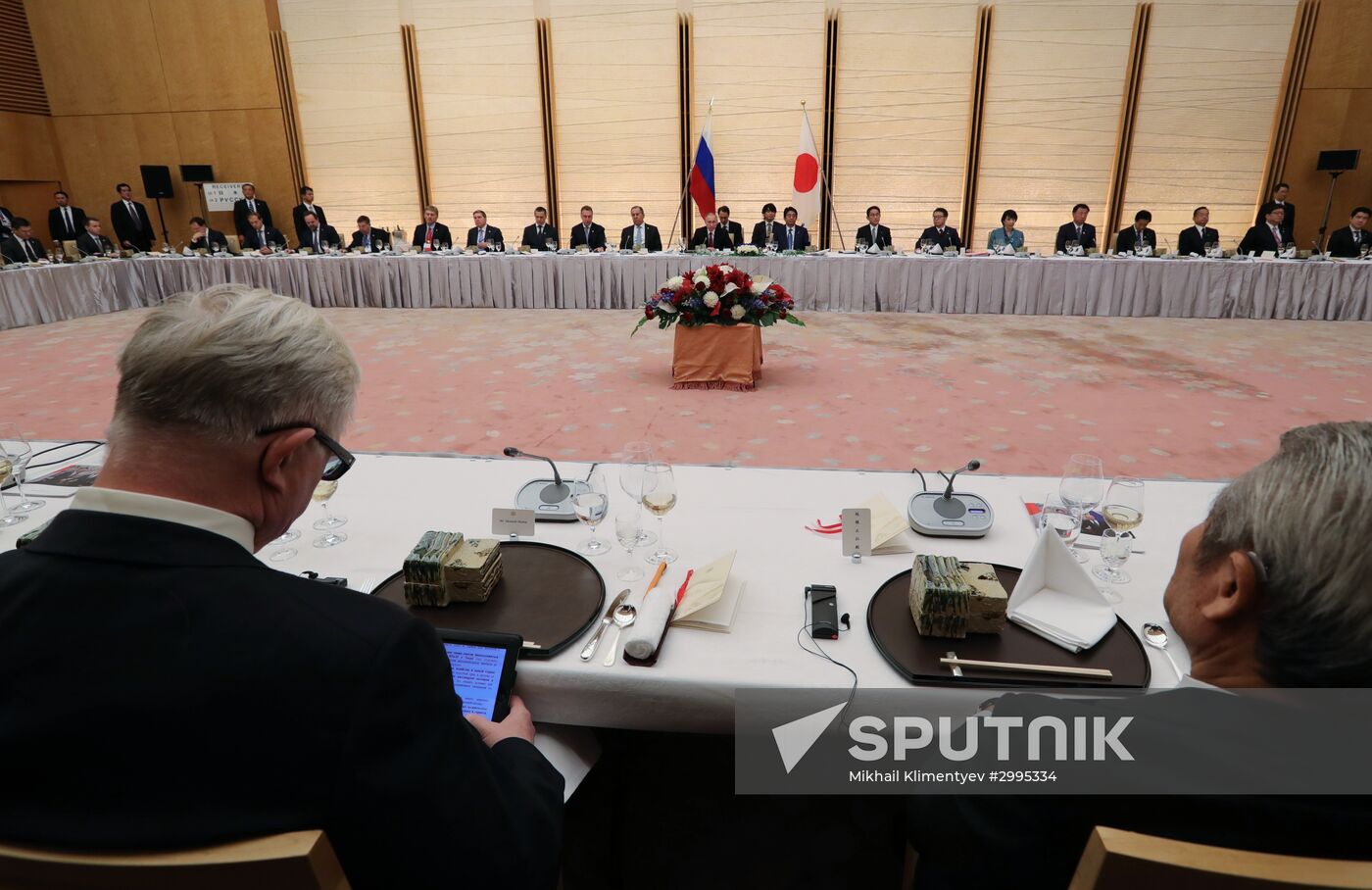 Russian President Vladimir Putin's visit to Japan. Day two