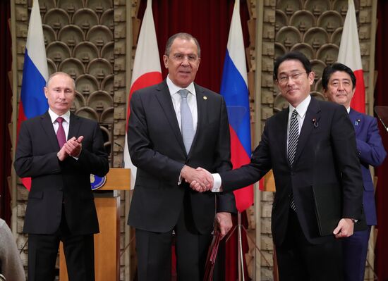 Russian President Vladimir Putin's visit to Japan. Day Two