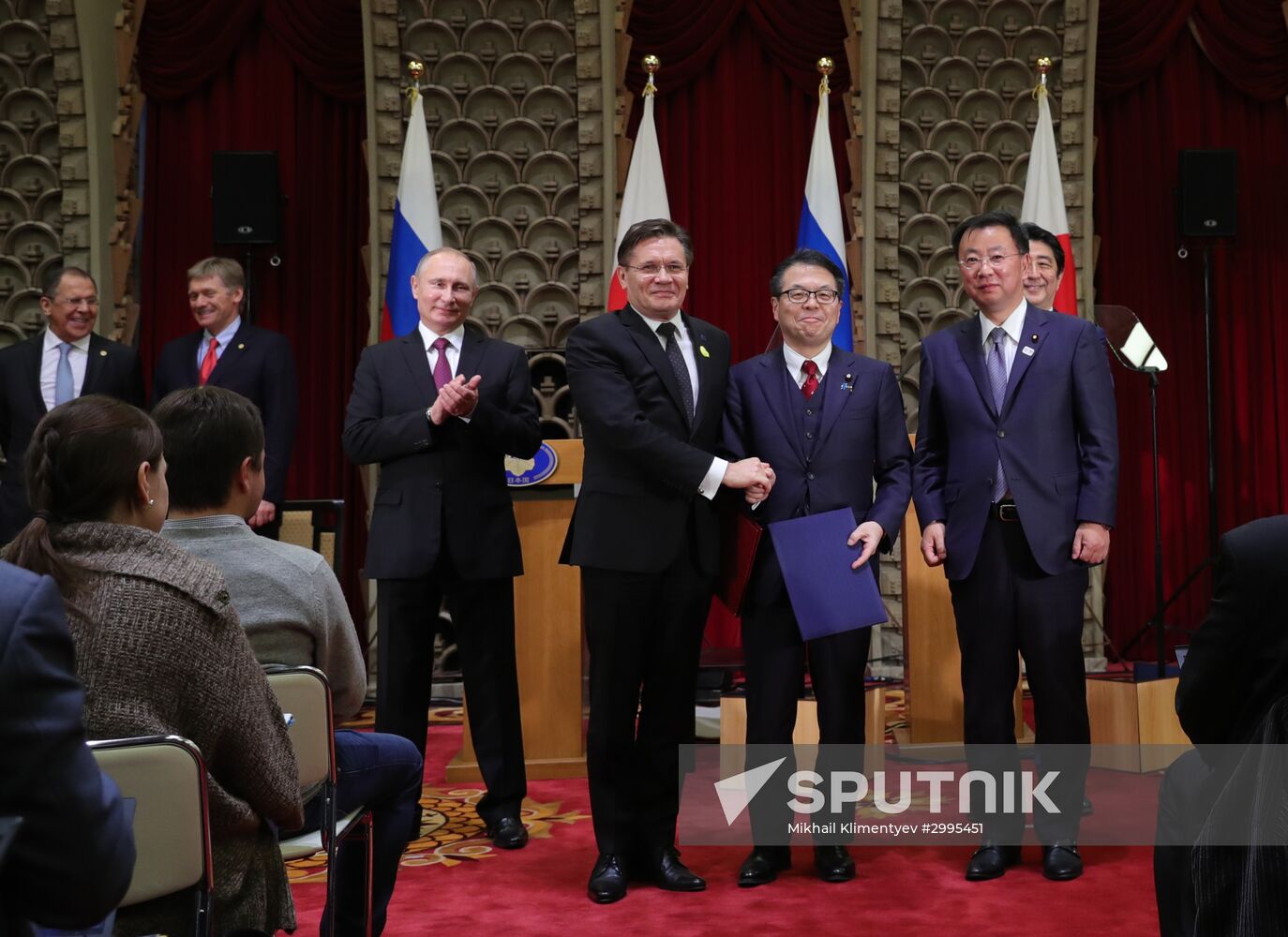 Russian President Vladimir Putin's visit to Japan. Day two