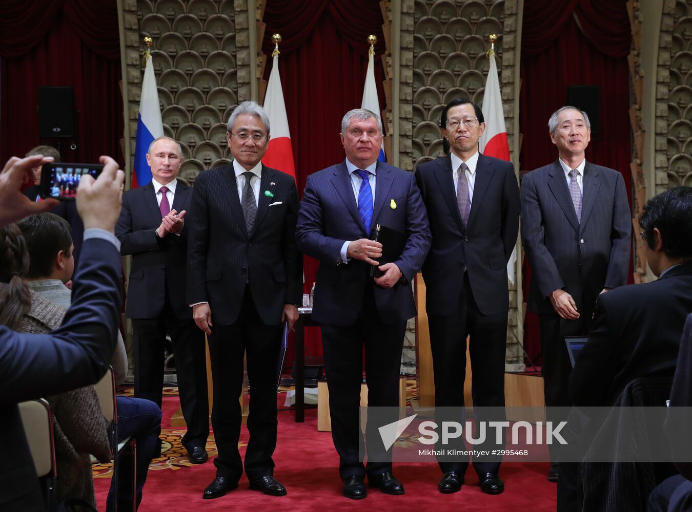 Russian President Vladimir Putin's visit to Japan. Day two