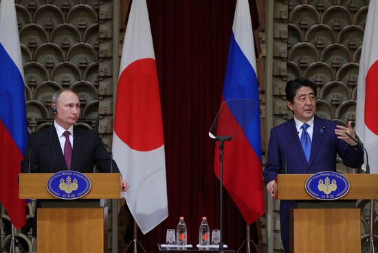 Russian President Vladimir Putin's visit to Japan. Day two
