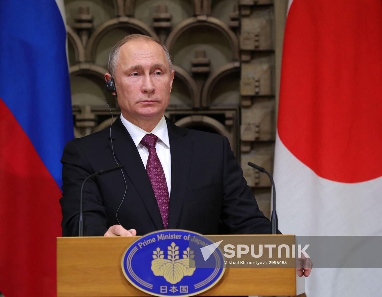 Russian President Vladimir Putin's visit to Japan. Day Two
