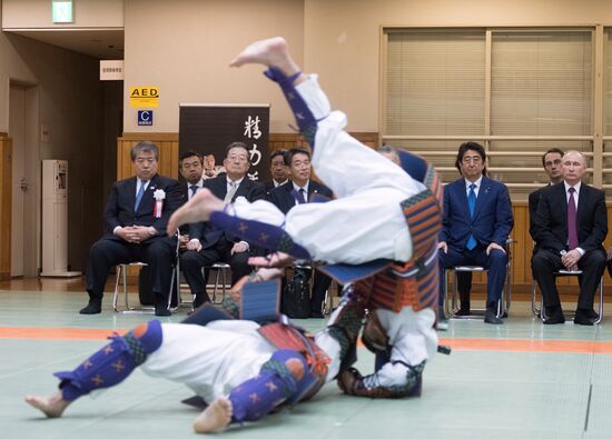 Russian President Vladimir Putin's visit to Japan. Day Two
