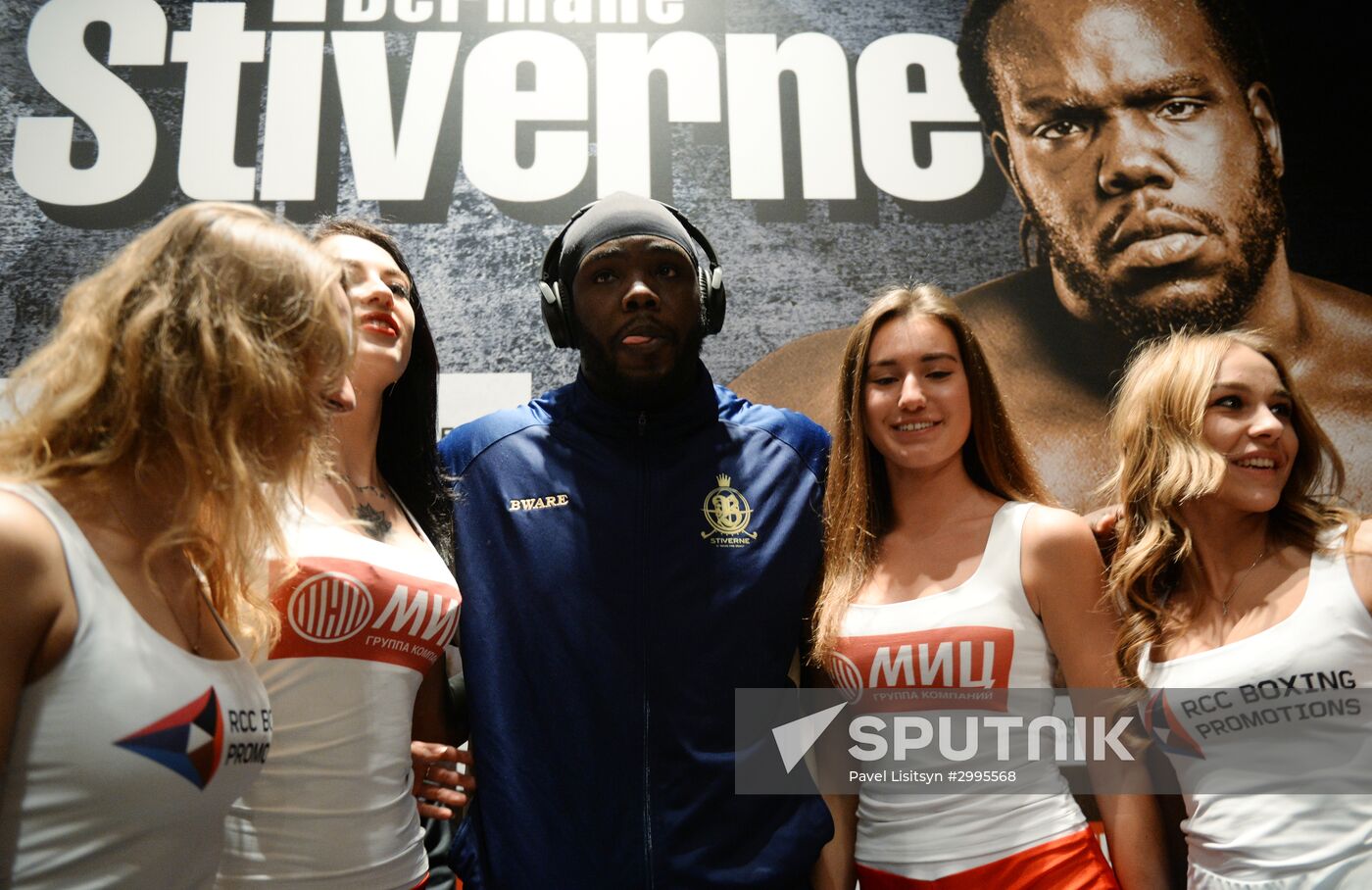 Boxing. Alexander Povetkin and Bermane Stiverne at weigh-in ceremony