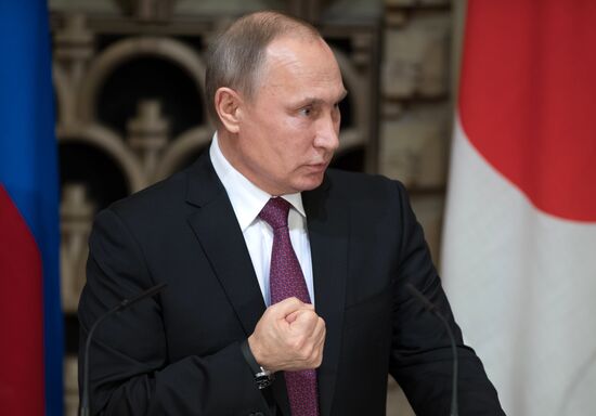 Russian President Vladimir Putin's visit to Japan. Day two