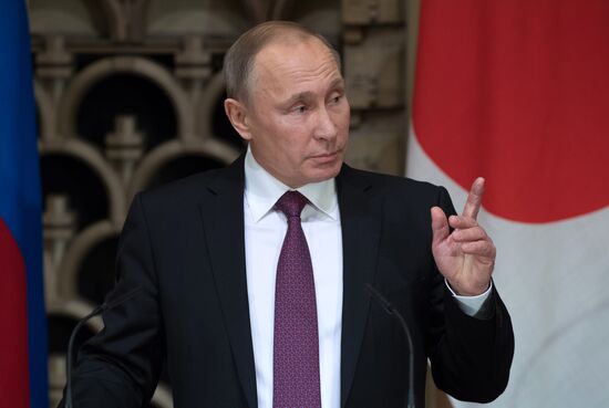 Russian President Vladimir Putin's visit to Japan. Day two