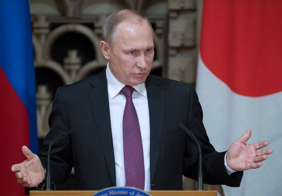 Russian President Vladimir Putin's visit to Japan. Day two