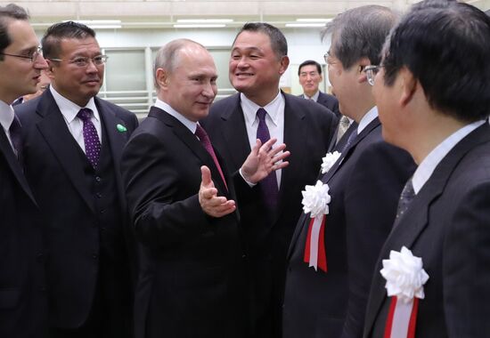 Russian President Vladimir Putin's visit to Japan. Day two