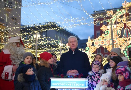 Opening of "The Journey to Christmas" festival in Moscow