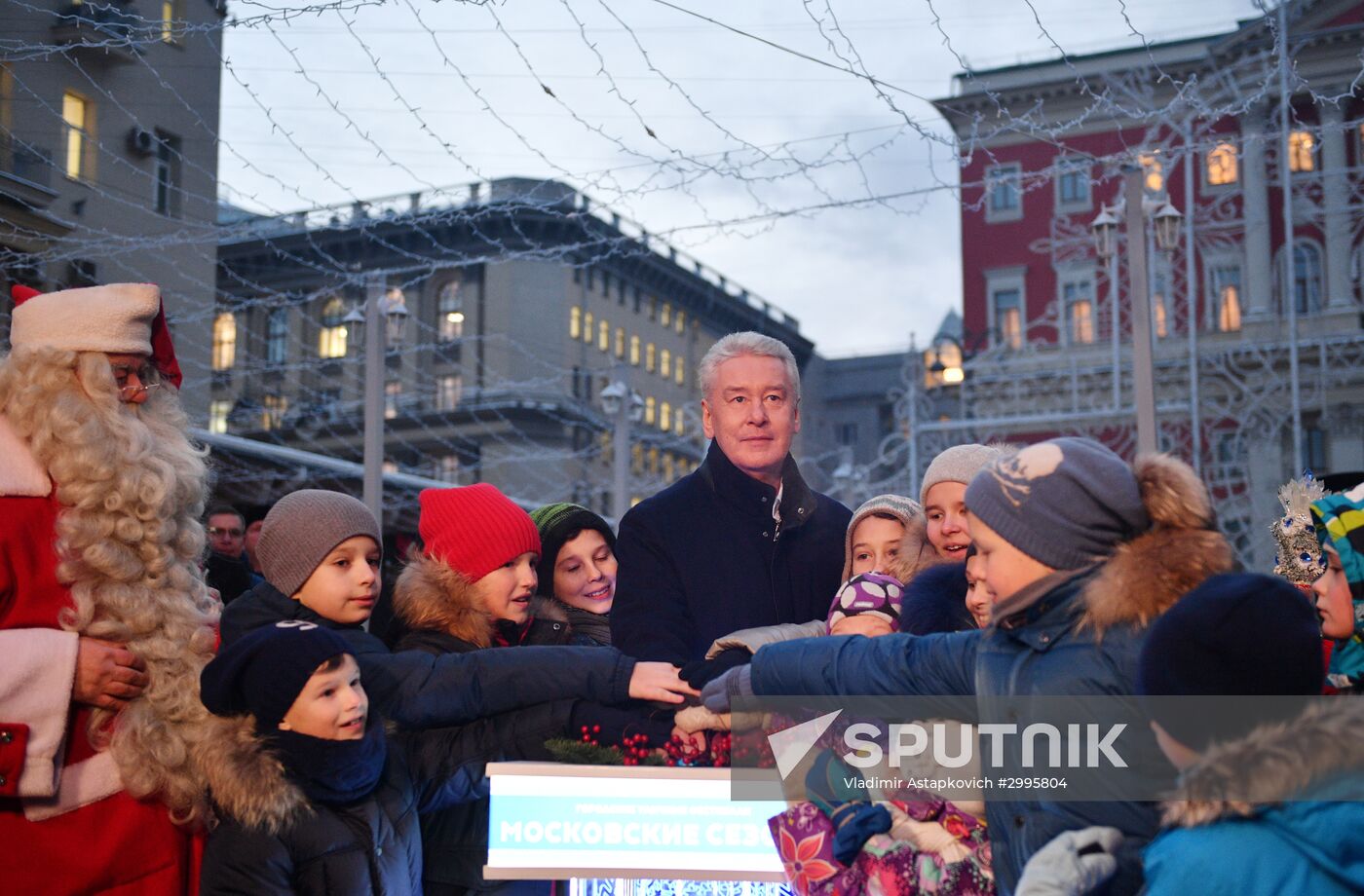 Opening of "The Journey to Christmas" festival in Moscow