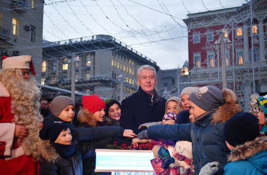 Opening of "The Journey to Christmas" festival in Moscow