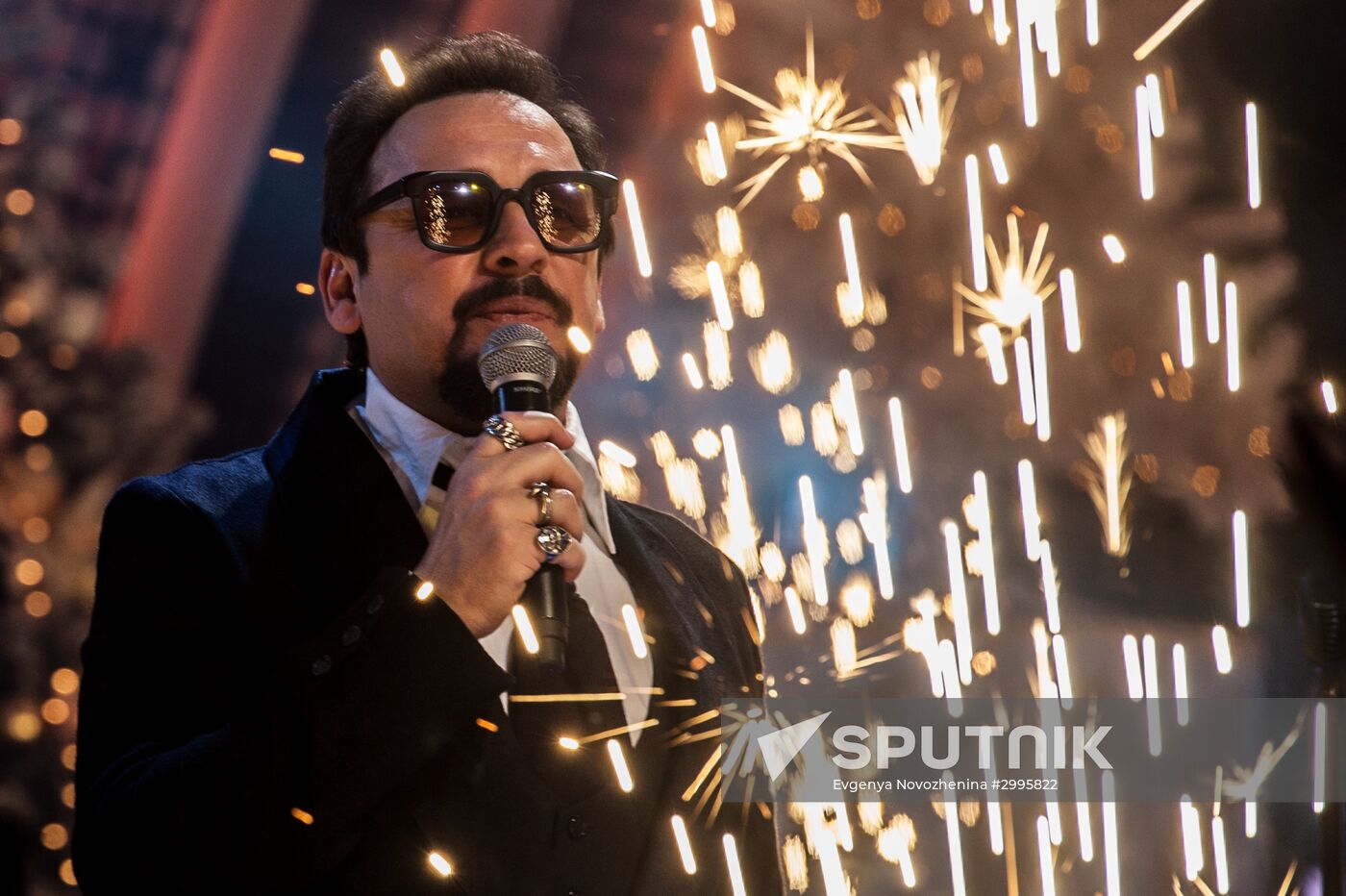 Channel One films New Year's show