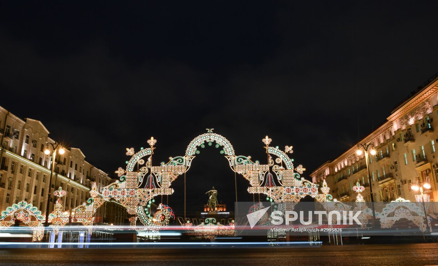 Opening of Journey to Christmas festival in Moscow