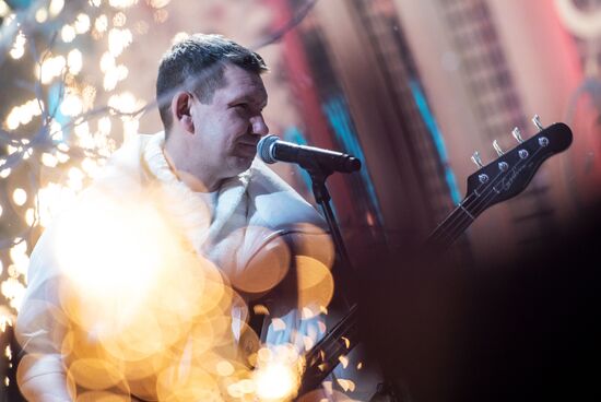 Channel One films New Year's show