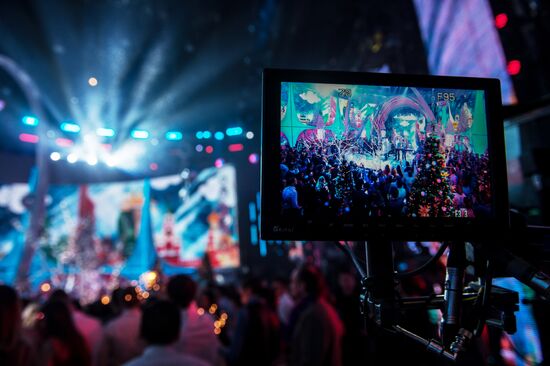Channel One's New Year show production
