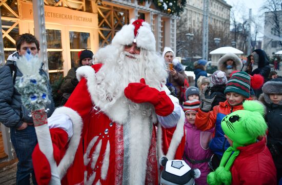 Opening of "The Journey to Christmas" festival in Moscow