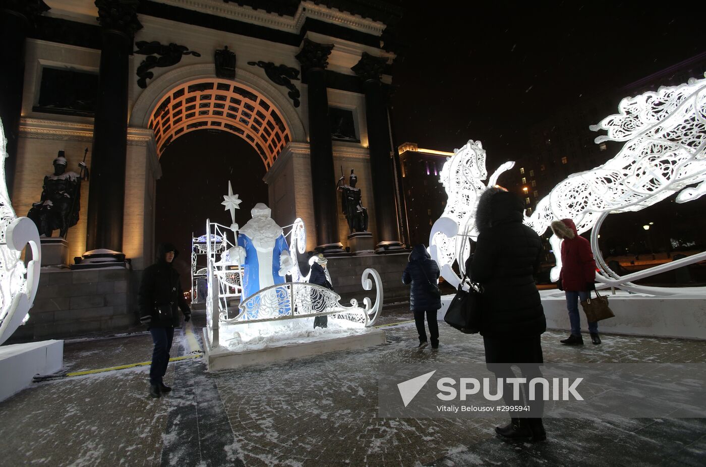 Opening of "The Journey to Christmas" festival in Moscow