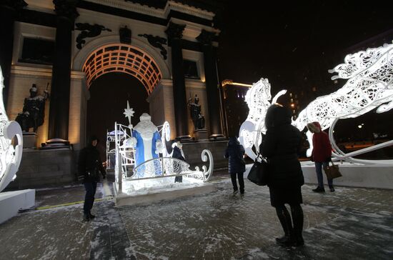 Opening of "The Journey to Christmas" festival in Moscow