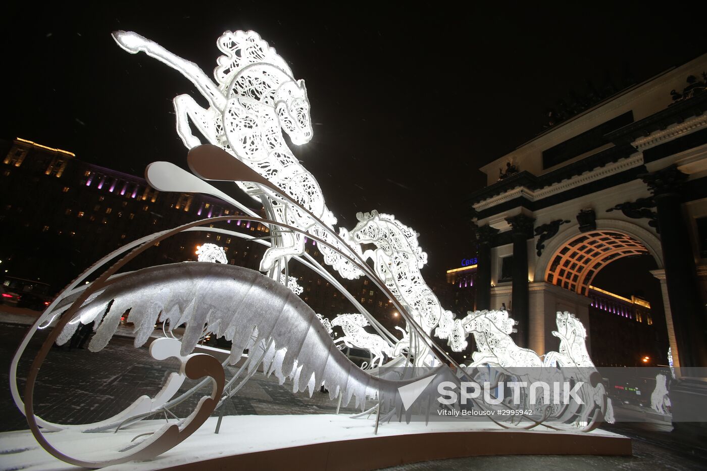 Opening of "The Journey to Christmas" festival in Moscow
